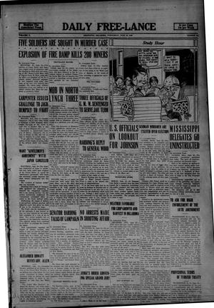 Daily Free-Lance (Henryetta, Okla.), Vol. 5, No. 113, Ed. 1 Wednesday, June 16, 1920