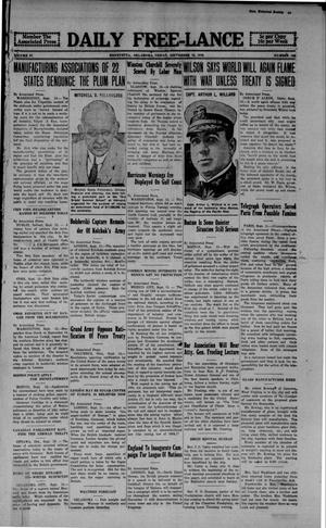 Daily Free-Lance (Henryetta, Okla.), Vol. 4, No. 186, Ed. 1 Friday, September 12, 1919