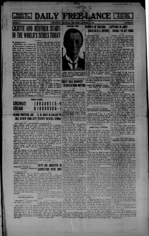 Daily Free-Lance (Henryetta, Okla.), Vol. 4, No. 202, Ed. 1 Wednesday, October 1, 1919
