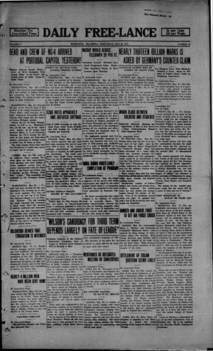 Daily Free-Lance (Henryetta, Okla.), Vol. 4, No. 95, Ed. 1 Wednesday, May 28, 1919