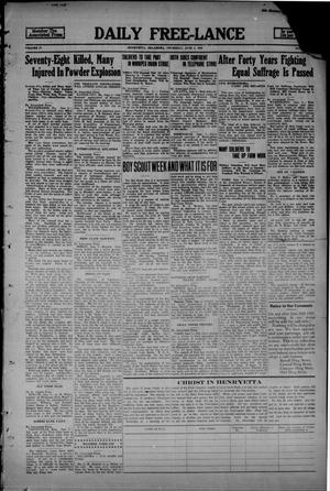 Daily Free-Lance (Henryetta, Okla.), Vol. 4, No. [102], Ed. 1 Thursday, June 5, 1919