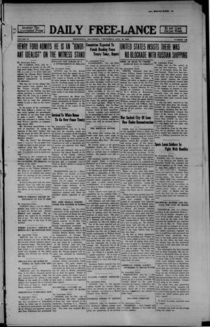 Daily Free-Lance (Henryetta, Okla.), Vol. 4, No. 136, Ed. 1 Wednesday, July 16, 1919