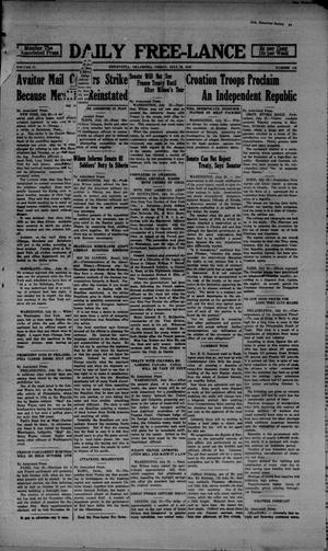 Daily Free-Lance (Henryetta, Okla.), Vol. 4, No. 144, Ed. 1 Friday, July 25, 1919