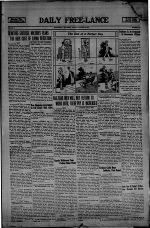 Daily Free-Lance (Henryetta, Okla.), Vol. 4, No. 158, Ed. 1 Friday, August 8, 1919