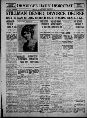 Okmulgee Daily Democrat (Okmulgee, Okla.), Vol. 11, No. 234, Ed. 1 Friday, September 29, 1922