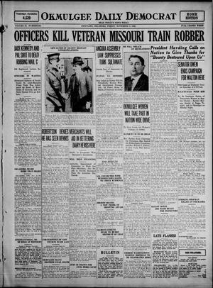 Okmulgee Daily Democrat (Okmulgee, Okla.), Vol. 11, No. 264, Ed. 1 Friday, November 3, 1922