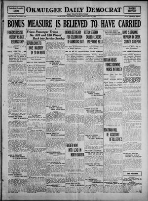 Okmulgee Daily Democrat (Okmulgee, Okla.), Vol. 11, No. 270, Ed. 1 Friday, November 10, 1922