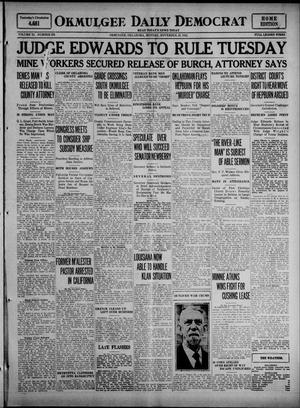 Okmulgee Daily Democrat (Okmulgee, Okla.), Vol. 11, No. 278, Ed. 1 Monday, November 20, 1922