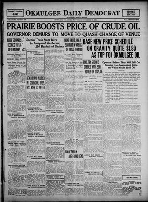 Okmulgee Daily Democrat (Okmulgee, Okla.), Vol. 11, No. 280, Ed. 1 Wednesday, November 22, 1922