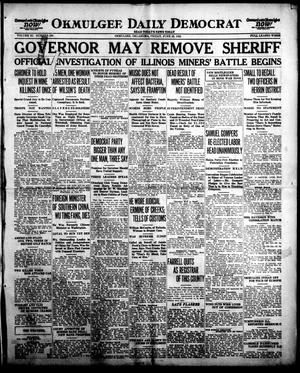 Okmulgee Daily Democrat (Okmulgee, Okla.), Vol. 11, No. 150, Ed. 1 Friday, June 23, 1922