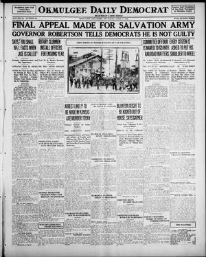 Okmulgee Daily Democrat (Okmulgee, Okla.), Vol. 11, No. 83, Ed. 1 Thursday, April 6, 1922