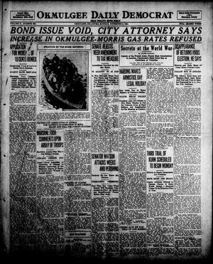 Okmulgee Daily Democrat (Okmulgee, Okla.), Vol. 10, No. 265, Ed. 1 Sunday, November 6, 1921