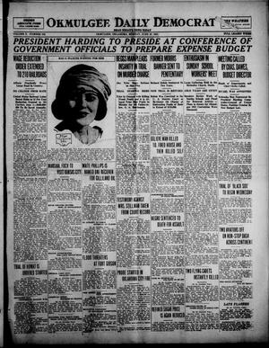 Okmulgee Daily Democrat (Okmulgee, Okla.), Vol. 10, No. 152, Ed. 1 Monday, June 27, 1921