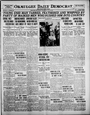 Okmulgee Daily Democrat (Okmulgee, Okla.), Vol. 10, No. 166, Ed. 1 Wednesday, July 13, 1921