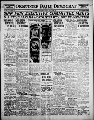 Okmulgee Daily Democrat (Okmulgee, Okla.), Vol. 10, No. 201, Ed. 1 Tuesday, August 23, 1921