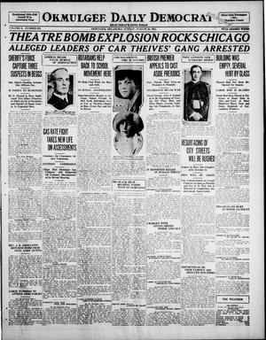 Okmulgee Daily Democrat (Okmulgee, Okla.), Vol. 10, No. 205, Ed. 1 Sunday, August 28, 1921