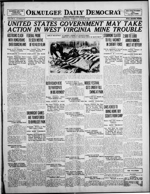 Okmulgee Daily Democrat (Okmulgee, Okla.), Vol. 10, No. 207, Ed. 1 Tuesday, August 30, 1921