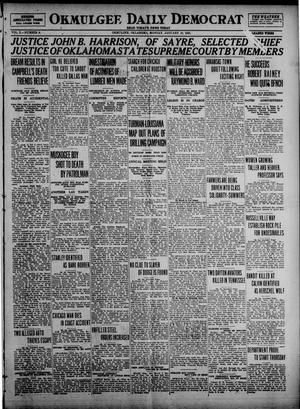 Okmulgee Daily Democrat (Okmulgee, Okla.), Vol. 10, No. 8, Ed. 1 Monday, January 10, 1921