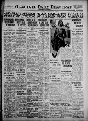 Okmulgee Daily Democrat (Okmulgee, Okla.), Vol. 10, No. 23, Ed. 1 Thursday, January 27, 1921