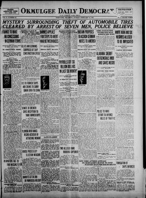 Okmulgee Daily Democrat (Okmulgee, Okla.), Vol. 10, No. 37, Ed. 1 Sunday, February 13, 1921