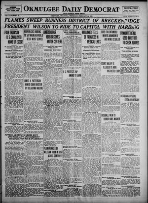 Okmulgee Daily Democrat (Okmulgee, Okla.), Vol. 10, No. 47, Ed. 1 Thursday, February 24, 1921