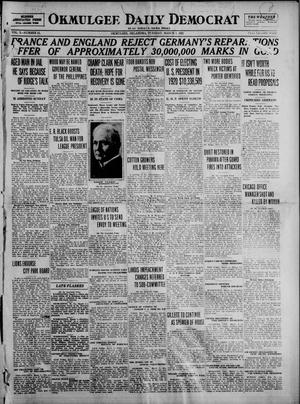 Okmulgee Daily Democrat (Okmulgee, Okla.), Vol. 10, No. 51, Ed. 1 Tuesday, March 1, 1921