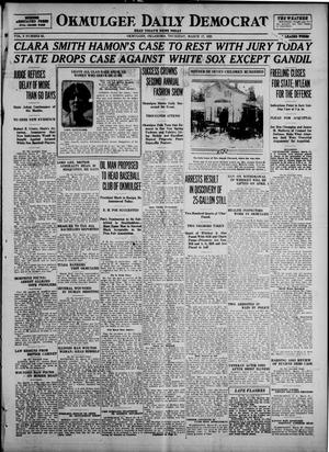 Okmulgee Daily Democrat (Okmulgee, Okla.), Vol. 10, No. 65, Ed. 1 Thursday, March 17, 1921