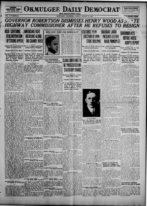 Okmulgee Daily Democrat (Okmulgee, Okla.), Vol. 10, No. 66, Ed. 1 Friday, March 18, 1921