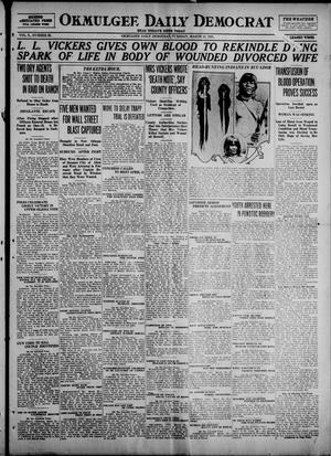 Okmulgee Daily Democrat (Okmulgee, Okla.), Vol. 10, No. 69, Ed. 1 Tuesday, March 22, 1921