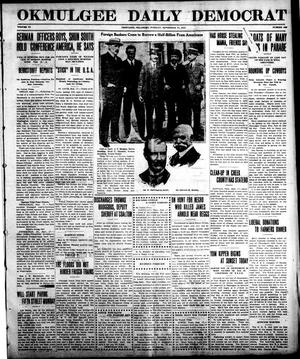 Okmulgee Daily Democrat (Okmulgee, Okla.), Vol. 6, No. 129, Ed. 1 Friday, September 17, 1915