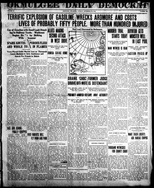 Okmulgee Daily Democrat (Okmulgee, Okla.), Vol. 6, No. 138, Ed. 1 Tuesday, September 28, 1915