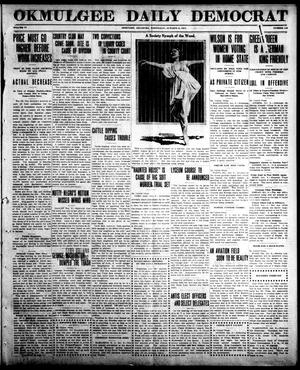 Okmulgee Daily Democrat (Okmulgee, Okla.), Vol. 6, No. 145, Ed. 1 Wednesday, October 6, 1915