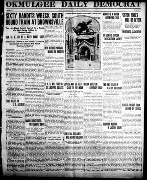 Okmulgee Daily Democrat (Okmulgee, Okla.), Vol. 6, No. 156, Ed. 1 Tuesday, October 19, 1915