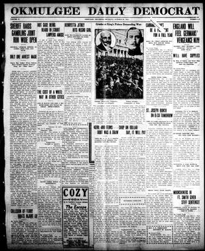 Okmulgee Daily Democrat (Okmulgee, Okla.), Vol. 6, No. 158, Ed. 1 Thursday, October 21, 1915