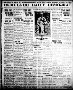 Okmulgee Daily Democrat (Okmulgee, Okla.), Vol. 6, No. 164, Ed. 1 Thursday, October 28, 1915