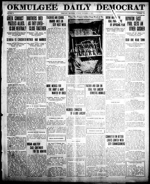 Okmulgee Daily Democrat (Okmulgee, Okla.), Vol. 6, No. 174, Ed. 1 Tuesday, November 9, 1915