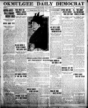 Okmulgee Daily Democrat (Okmulgee, Okla.), Vol. 6, No. 218, Ed. 1 Friday, December 31, 1915