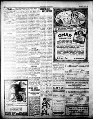 Primary view of object titled 'Okmulgee Daily Democrat (Okmulgee, Okla.), Vol. [6], No. [29], Ed. 1 Thursday, May 20, 1915'.