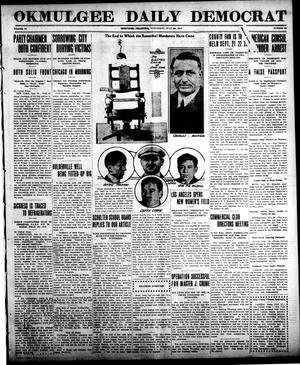 Okmulgee Daily Democrat (Okmulgee, Okla.), Vol. 6, No. 86, Ed. 1 Wednesday, July 28, 1915