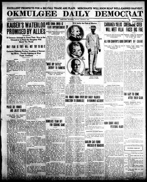 Okmulgee Daily Democrat (Okmulgee, Okla.), Vol. 6, No. 95, Ed. 1 Sunday, August 8, 1915