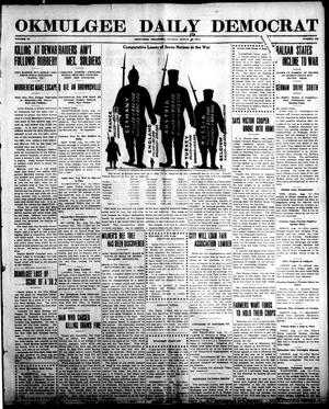 Okmulgee Daily Democrat (Okmulgee, Okla.), Vol. 6, No. 102, Ed. 1 Monday, August 16, 1915