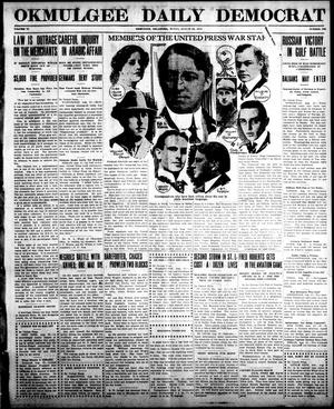 Okmulgee Daily Democrat (Okmulgee, Okla.), Vol. 6, No. 108, Ed. 1 Monday, August 23, 1915