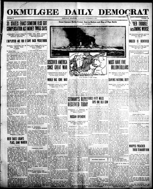 Okmulgee Daily Democrat (Okmulgee, Okla.), Vol. 6, No. 116, Ed. 1 Wednesday, September 1, 1915