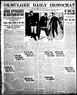 Okmulgee Daily Democrat (Okmulgee, Okla.), Vol. 6, No. 123, Ed. 1 Friday, September 10, 1915