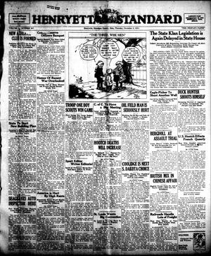 Henryetta Daily Standard (Henryetta, Okla.), Vol. 1, No. 207, Ed. 1 Thursday, December 6, 1923