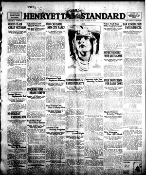 Henryetta Daily Standard (Henryetta, Okla.), Vol. 1, No. 215, Ed. 1 Sunday, December 16, 1923