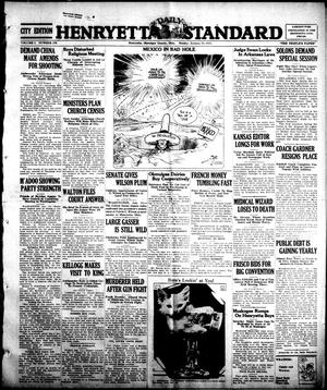 Henryetta Daily Standard (Henryetta, Okla.), Vol. 1, No. 239, Ed. 1 Monday, January 14, 1924