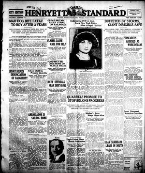 Henryetta Daily Standard (Henryetta, Okla.), Vol. 1, No. 242, Ed. 1 Thursday, January 17, 1924