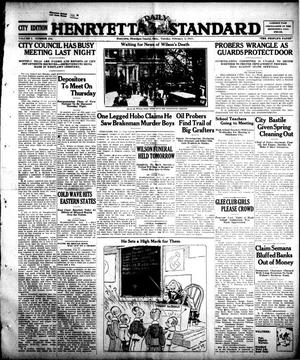 Henryetta Daily Standard (Henryetta, Okla.), Vol. 1, No. 258, Ed. 1 Tuesday, February 5, 1924