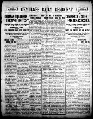 Okmulgee Daily Democrat (Okmulgee, Okla.), Vol. 5, No. 303, Ed. 1 Monday, April 12, 1915